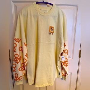 Disney Parks Mickey Pretzel Spirit Jersey Sz XL NWT